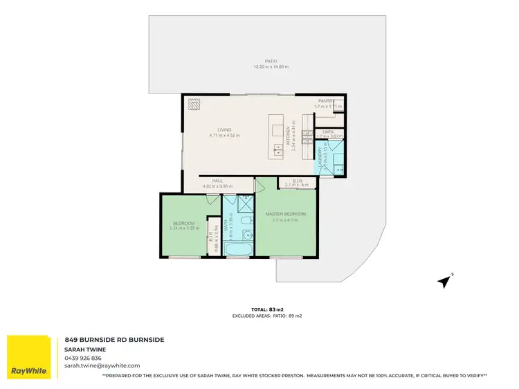 Floorplan of Homely house listing, 849 Burnside Road, Burnside WA 6285