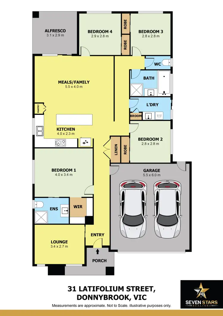 Floorplan of Homely house listing, 31 Latifolium Street, Donnybrook VIC 3064