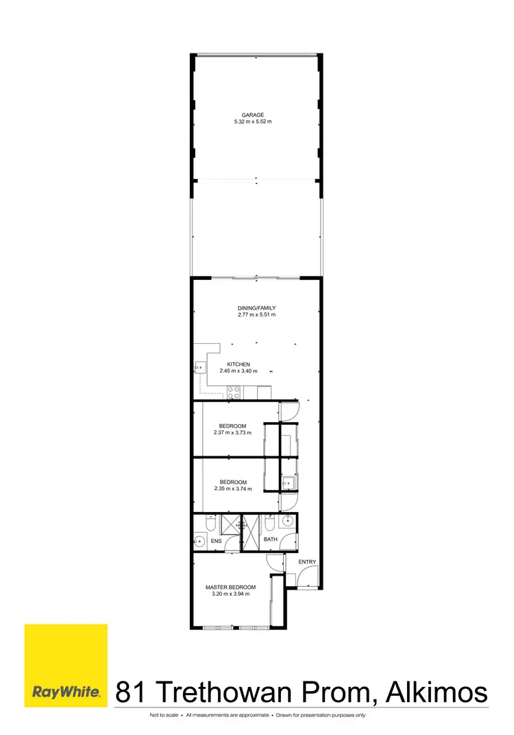 Floorplan of Homely house listing, 81 Trethowan Promenade, Alkimos WA 6038