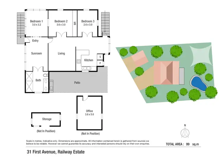 Floorplan of Homely house listing, 31 First Avenue, Railway Estate QLD 4810
