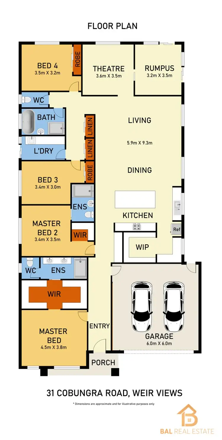 Floorplan of Homely house listing, 31 Cobungra Road, Weir Views VIC 3338
