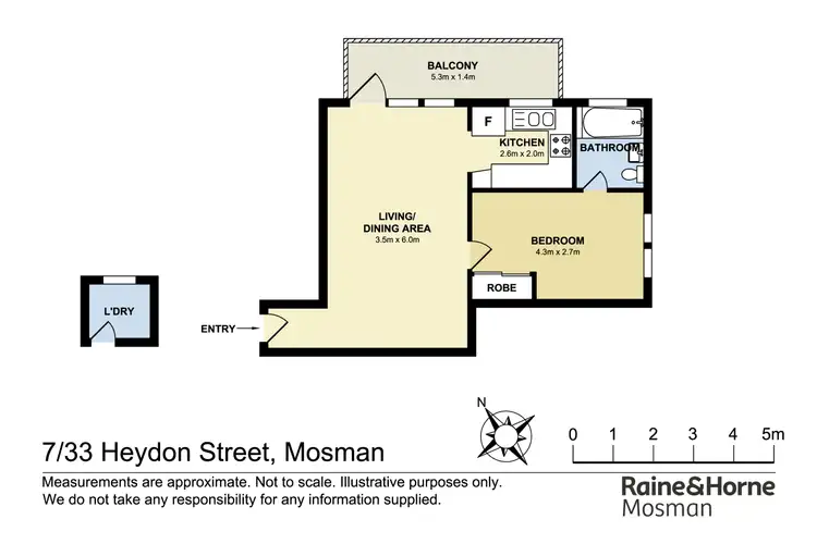Floorplan of Homely apartment listing, 7/33 Heydon Street, Mosman NSW 2088