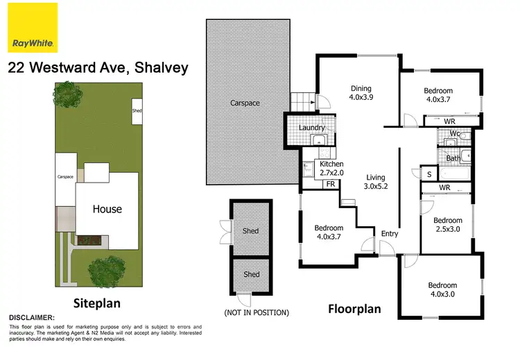Floorplan of Homely house listing, 22 Westward Avenue, Shalvey NSW 2770