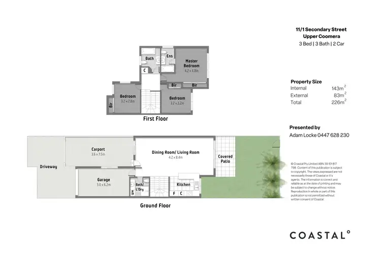 Floorplan of Homely townhouse listing, 11/1 Secondary Street, Upper Coomera QLD 4209