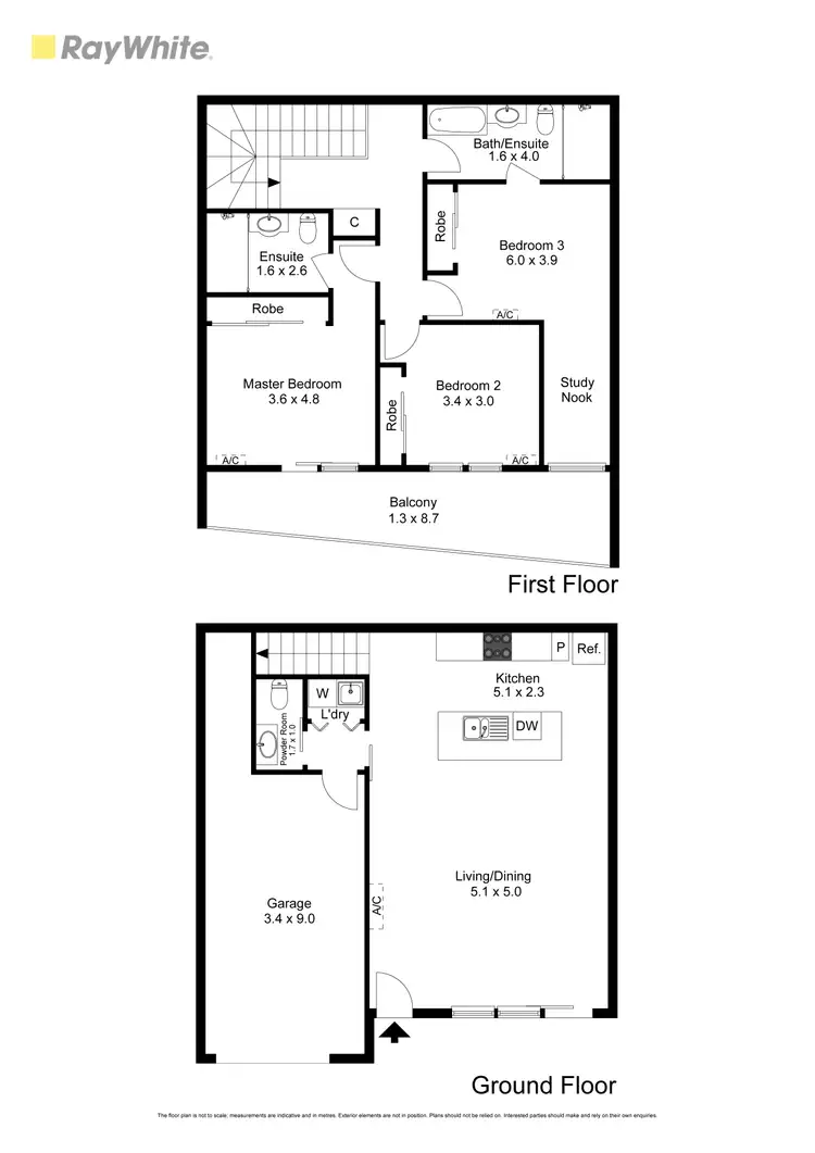 Floorplan of Homely townhouse listing, 133 David Street, Sunshine West VIC 3020