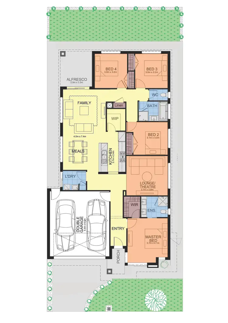 Floorplan of Homely house listing, 57 Argant Loop, Sunbury VIC 3429