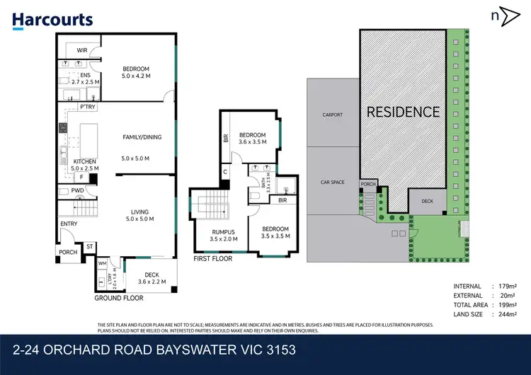Floorplan of Homely townhouse listing, 2/24 Orchard Road, Bayswater VIC 3153