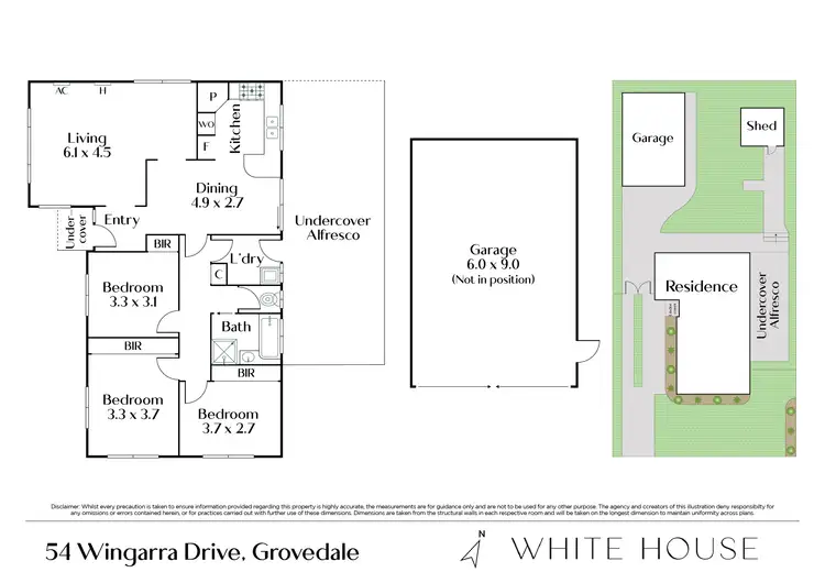Floorplan of Homely house listing, 54 Wingarra Drive, Grovedale VIC 3216