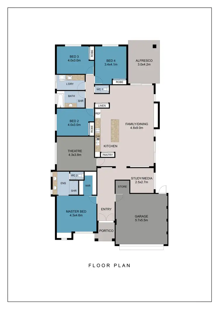 Floorplan of Homely house listing, 26 Lauraine Drive, Harrisdale WA 6112