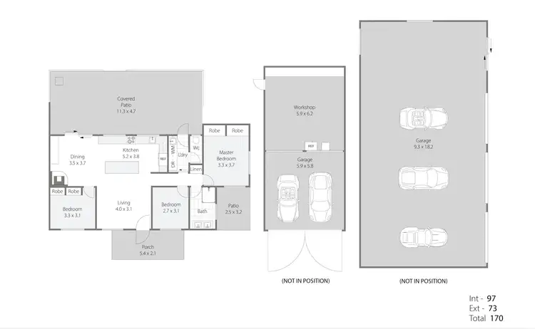 Floorplan of Homely rural property listing, 12 Terragon Road, Mount Archer QLD 4514
