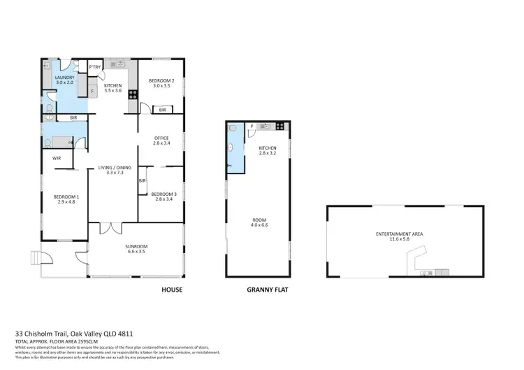 Floorplan of Homely house listing, 33 Chisholm Trail, Oak Valley QLD 4811