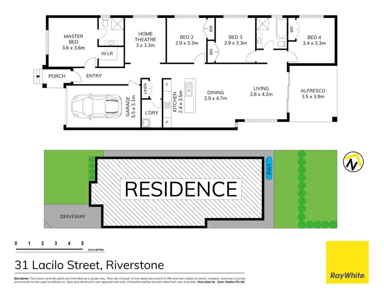 Floorplan of Homely house listing, 31 Lacilo Street, Riverstone NSW 2765