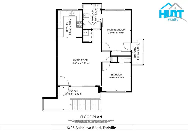 Floorplan of Homely unit listing, 6/25 Balaclava Road, Earlville QLD 4870