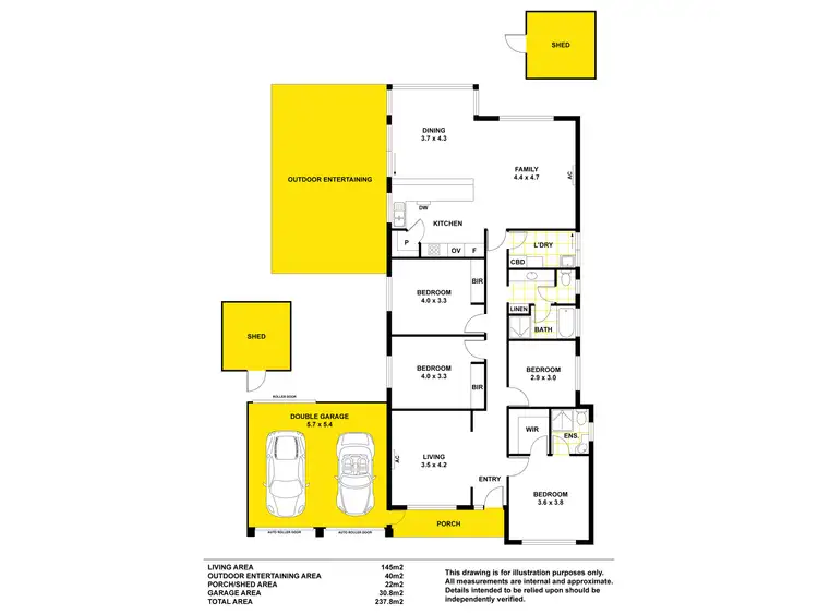 Floorplan of Homely house listing, 12 Tidal Street, Seaford Meadows SA 5169
