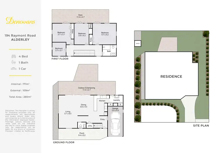 Floorplan of Homely house listing, 194 Raymont Road, Alderley QLD 4051