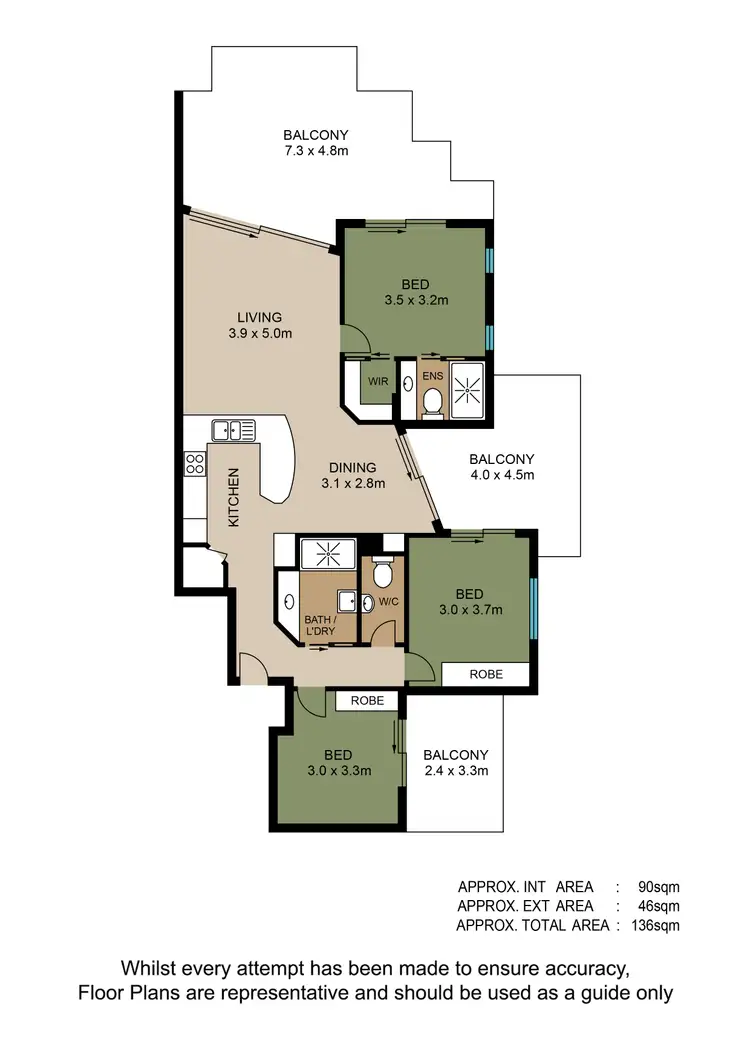 Floorplan of Homely apartment listing, 27/112 - 118 Oxlade Drive, New Farm QLD 4005