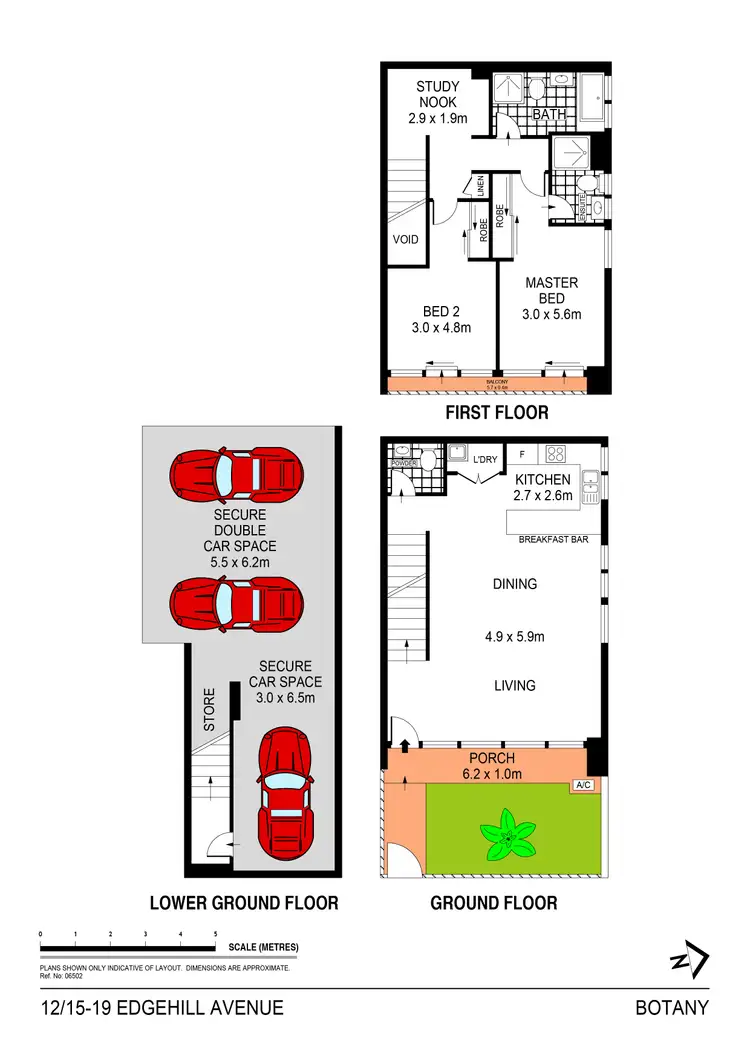 Floorplan of Homely apartment listing, 12/15-19 Edgehill Avenue, Botany NSW 2019