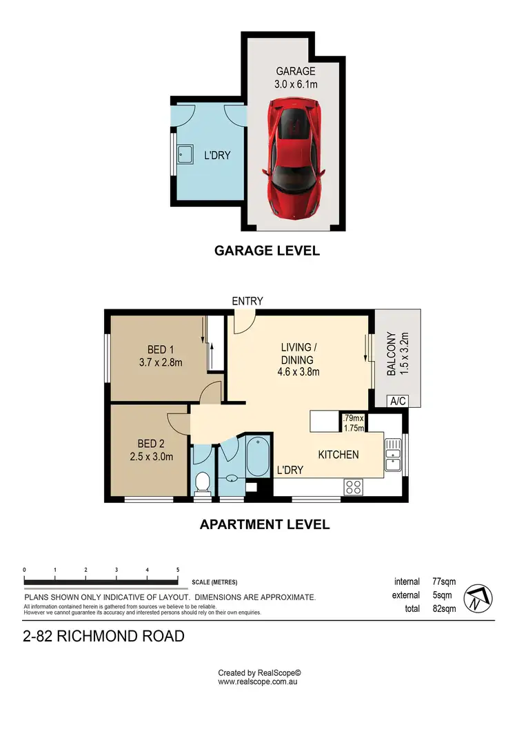 Floorplan of Homely unit listing, 2/82 Richmond Road, Morningside QLD 4170