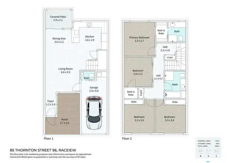 Floorplan of Homely house listing, 96/85 Thornton Street, Raceview QLD 4305
