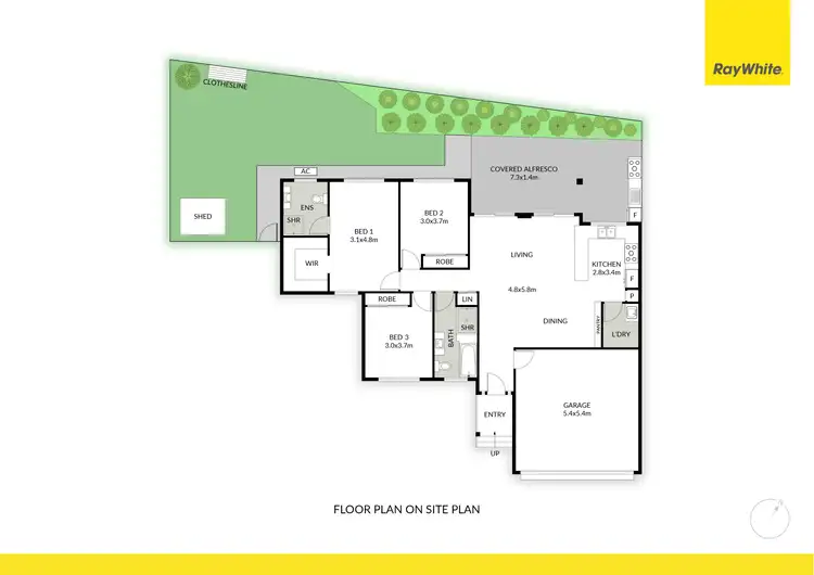 Floorplan of Homely villa listing, 2/18 Hancott Street, Ryde NSW 2112