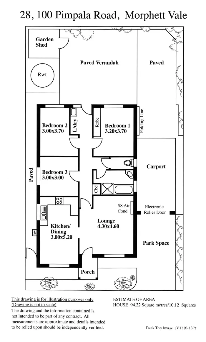 Floorplan of Homely house listing, 28/100-102 Pimpala Road, Morphett Vale SA 5162