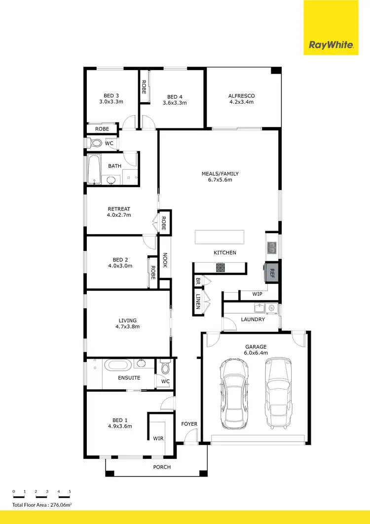 Floorplan of Homely other listing, 4 Branjee Road, Euroa VIC 3666