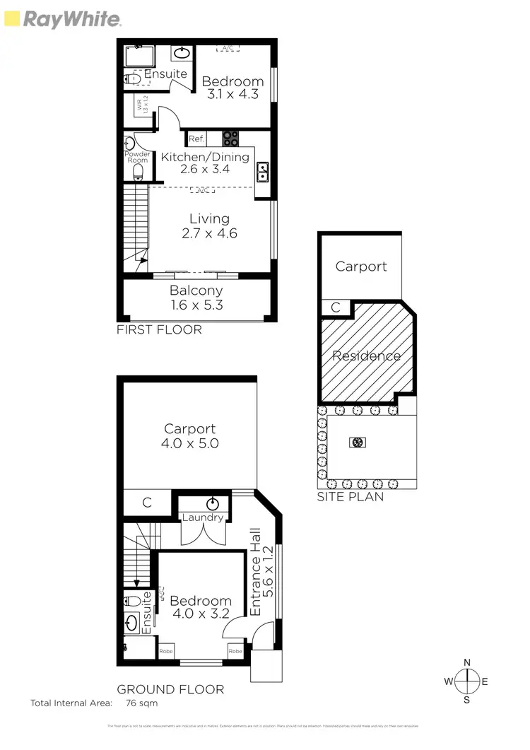 Floorplan of Homely townhouse listing, 2/70 Hargreaves Crescent, Braybrook VIC 3019