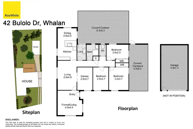 Floorplan of Homely house listing, 42 Bulolo Drive, Whalan NSW 2770