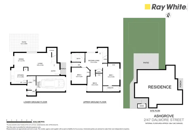Floorplan of Homely townhouse listing, 2/47 Dalmore Street, Ashgrove QLD 4060