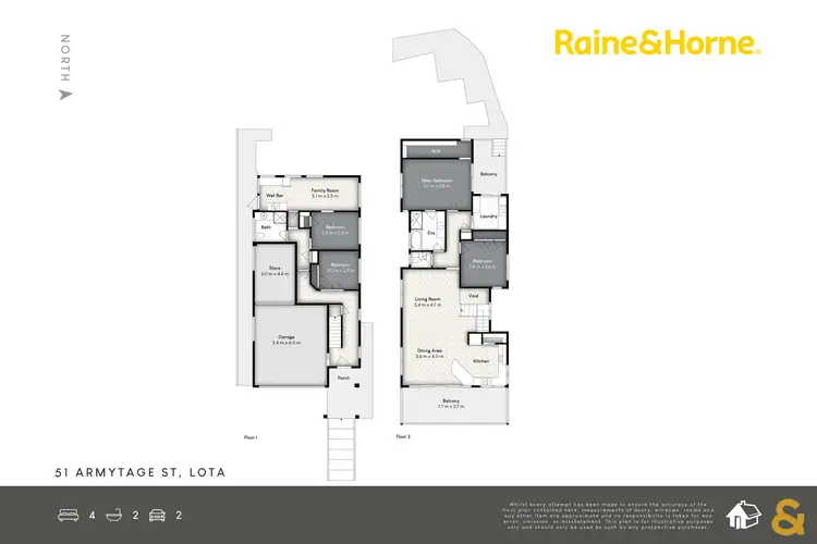 Floorplan of Homely house listing, 51 Armytage Street, Lota QLD 4179