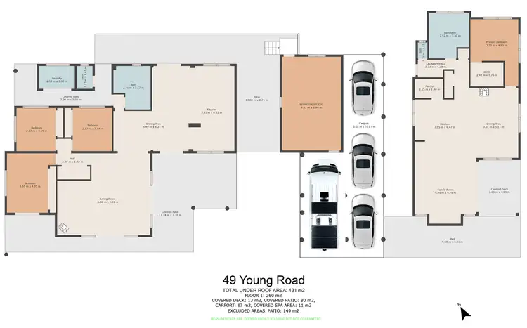 Floorplan of Homely rural property listing, 49 Young Road, North Deep Creek QLD 4570