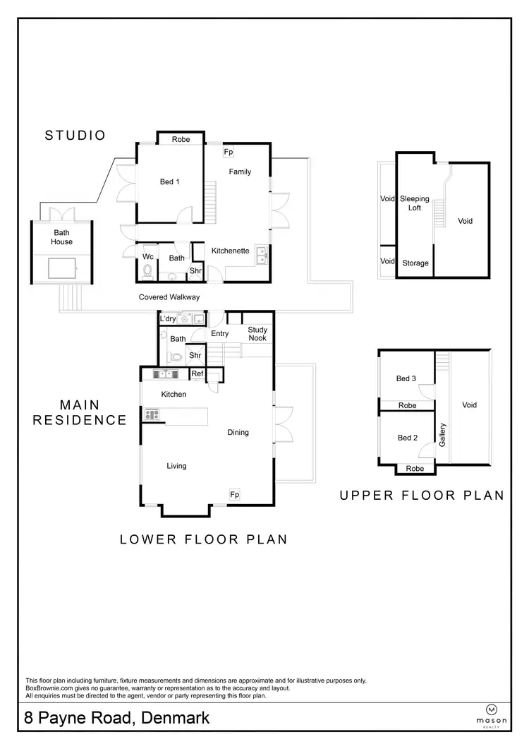 Floorplan of Homely house listing, 8 Payne Road, Denmark WA 6333