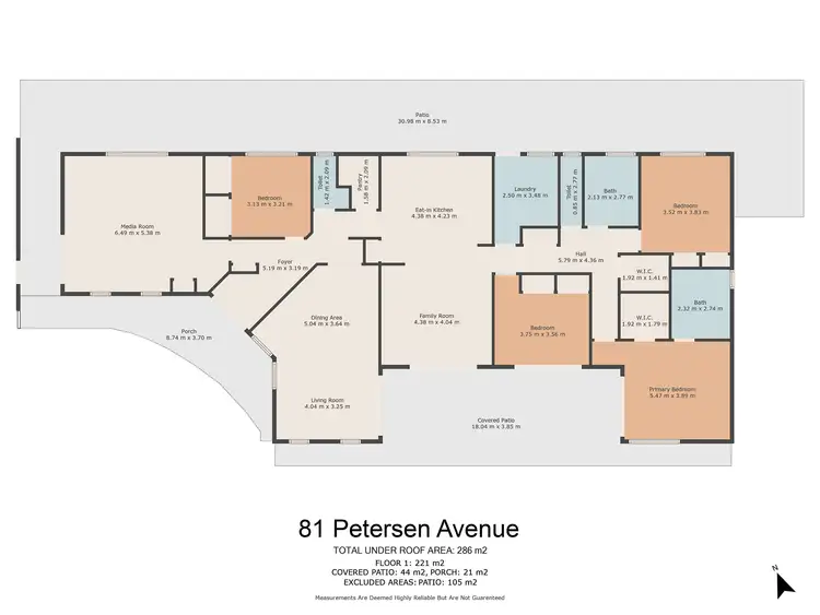 Floorplan of Homely house listing, 81 Petersen Road, Bells Bridge QLD 4570