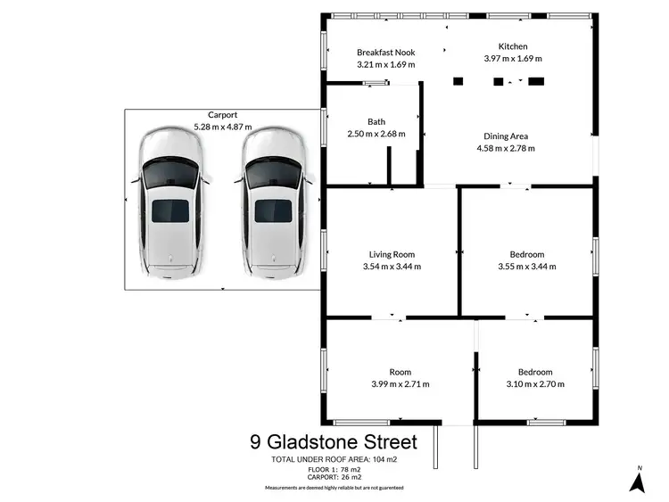 Floorplan of Homely house listing, 9 Gladstone Street, Gympie QLD 4570