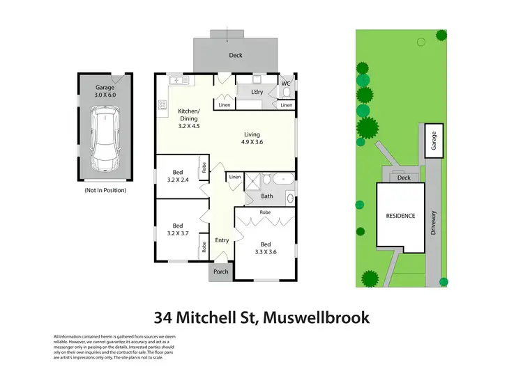Floorplan of Homely house listing, 34 Mitchell Street, Muswellbrook NSW 2333