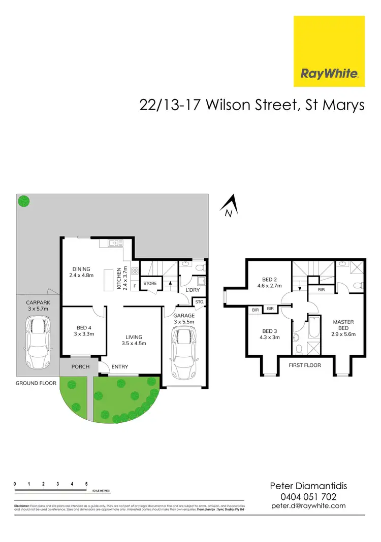Floorplan of Homely townhouse listing, 22/13-17 Wilson Street, St Marys NSW 2760