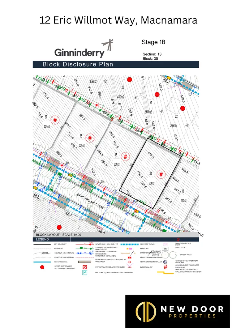 Floorplan of Homely land listing, 12 Eric Willmot Way, Macnamara ACT 2615