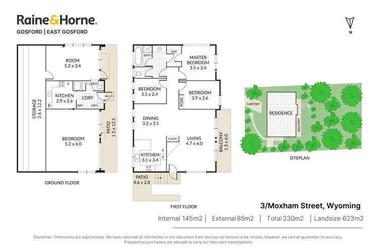 Floorplan of Homely house listing, 3 Moxham Street, Wyoming NSW 2250