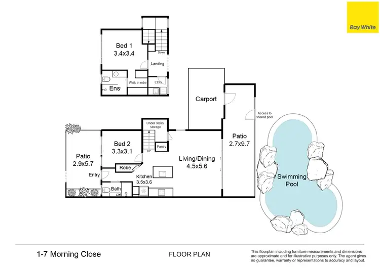 Floorplan of Homely townhouse listing, 1/7 Morning Close, Port Douglas QLD 4877