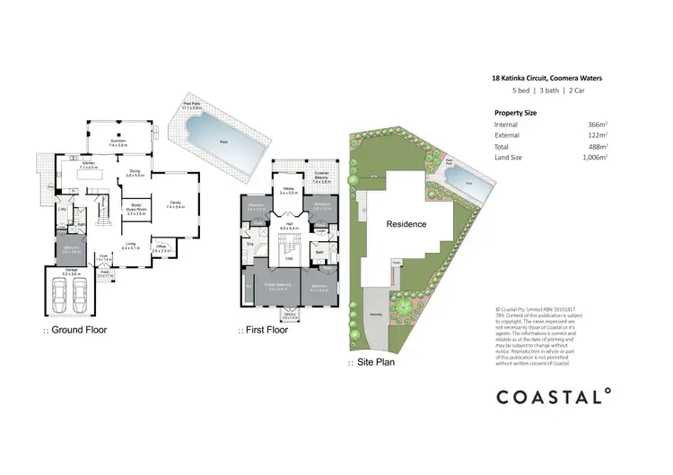 Floorplan of Homely house listing, 18 Katinka Circuit, Coomera Waters QLD 4209