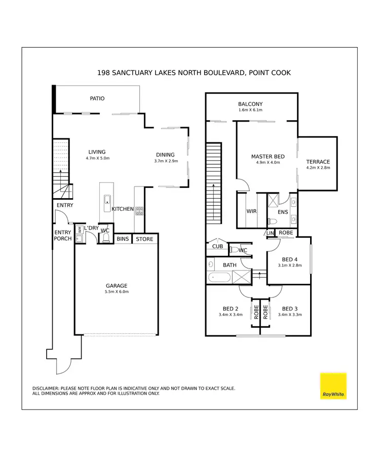 Floorplan of Homely house listing, 198 Sanctuary Lakes North Boulevard, Sanctuary Lakes VIC 3030