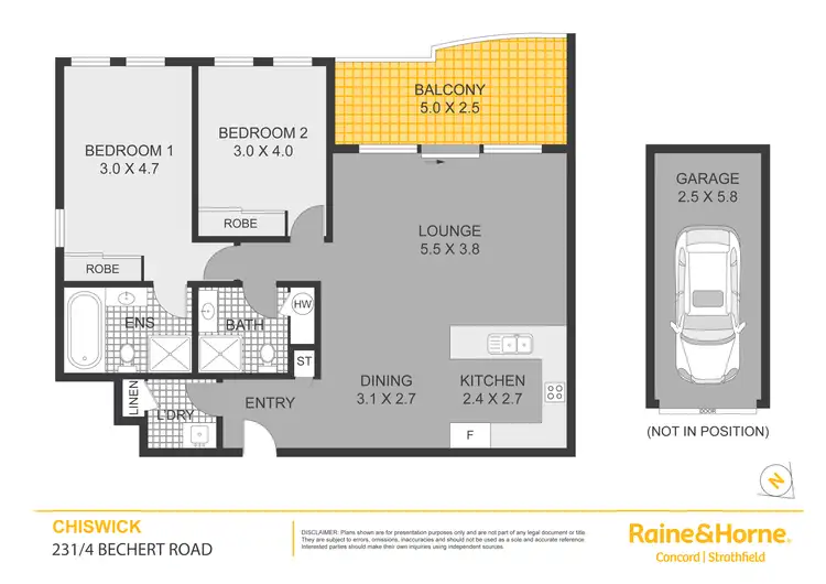 Floorplan of Homely apartment listing, 231/4 Bechert Road, Chiswick NSW 2046