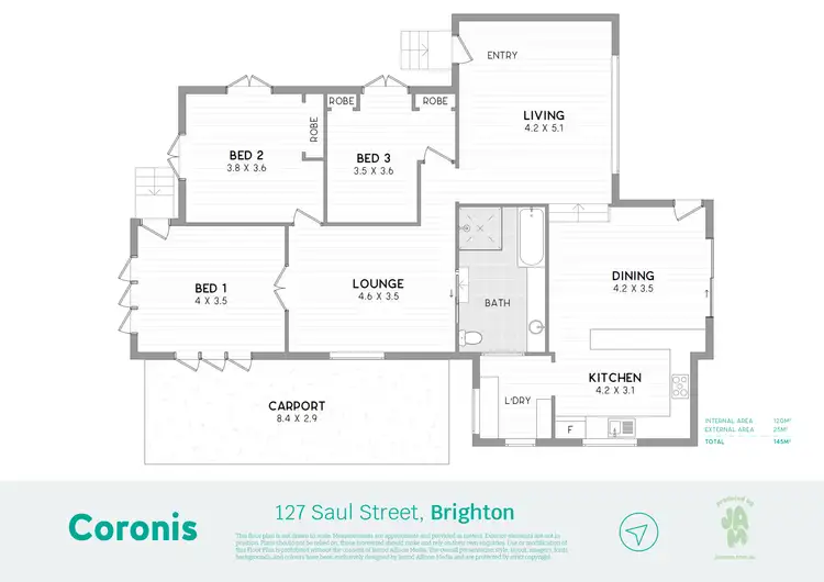 Floorplan of Homely house listing, 127 Saul Street, Brighton QLD 4017