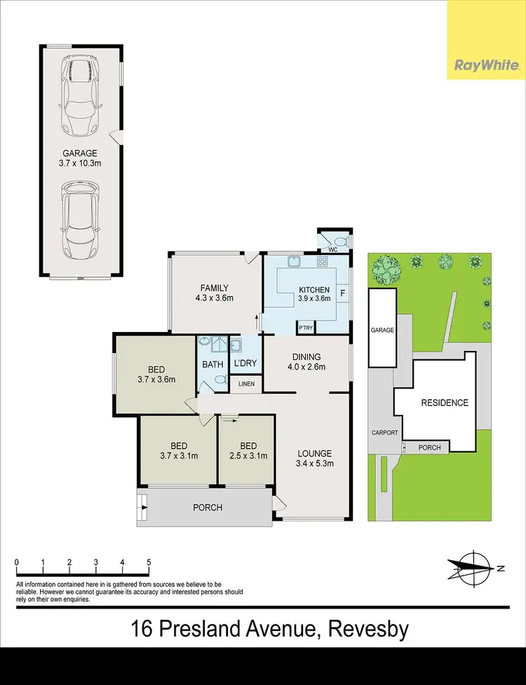 Floorplan of Homely house listing, 16 Presland Avenue, Revesby NSW 2212
