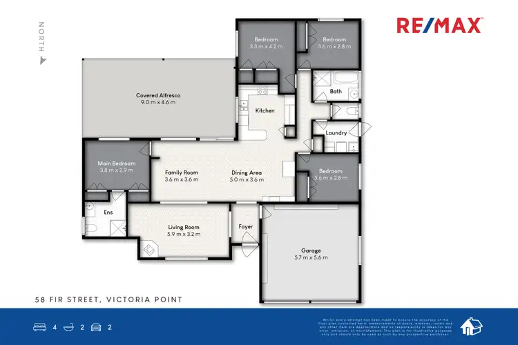 Floorplan of Homely house listing, 58 Fir Street, Victoria Point QLD 4165