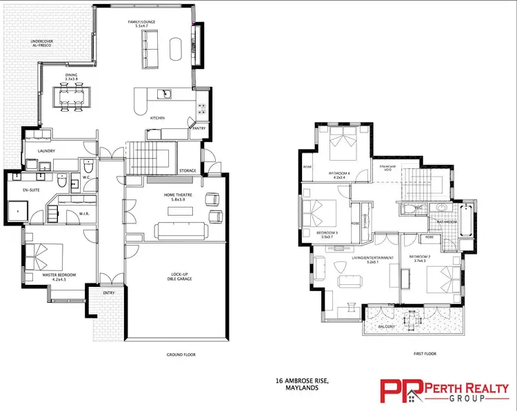 Floorplan of Homely house listing, 16 Ambrose Rise, Maylands WA 6051