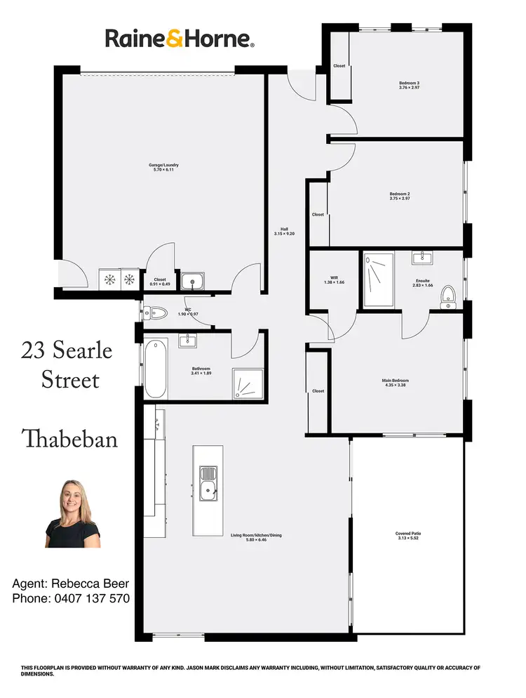 Floorplan of Homely house listing, 23 Searle Street, Thabeban QLD 4670