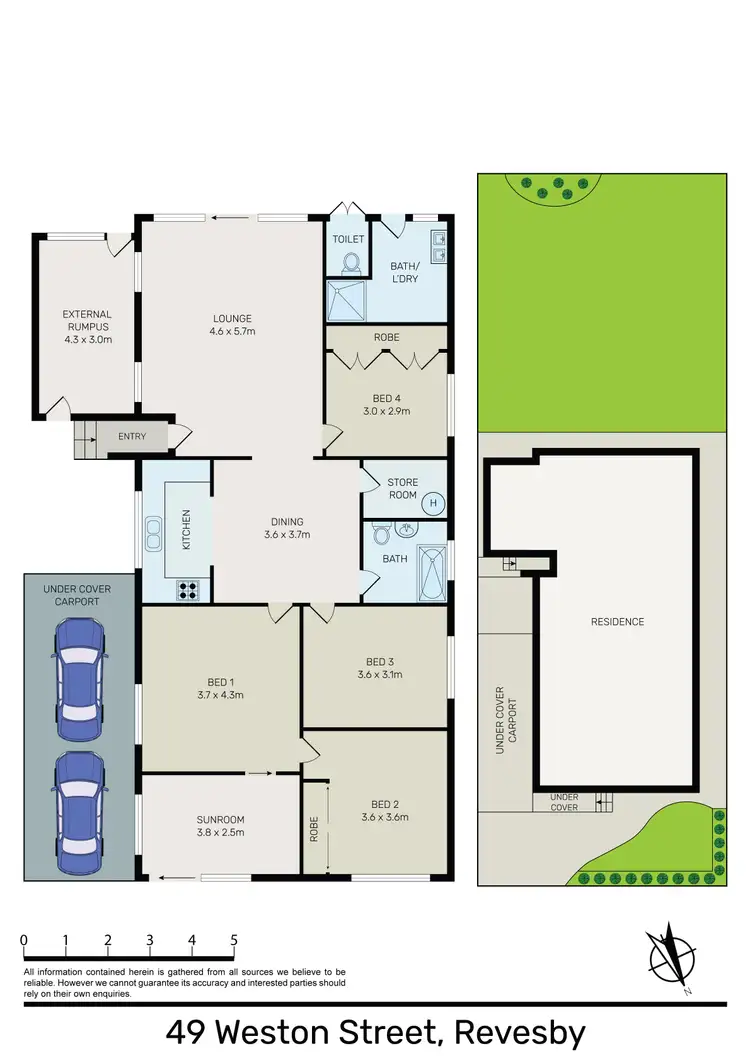Floorplan of Homely house listing, 49 Weston Street, Revesby NSW 2212