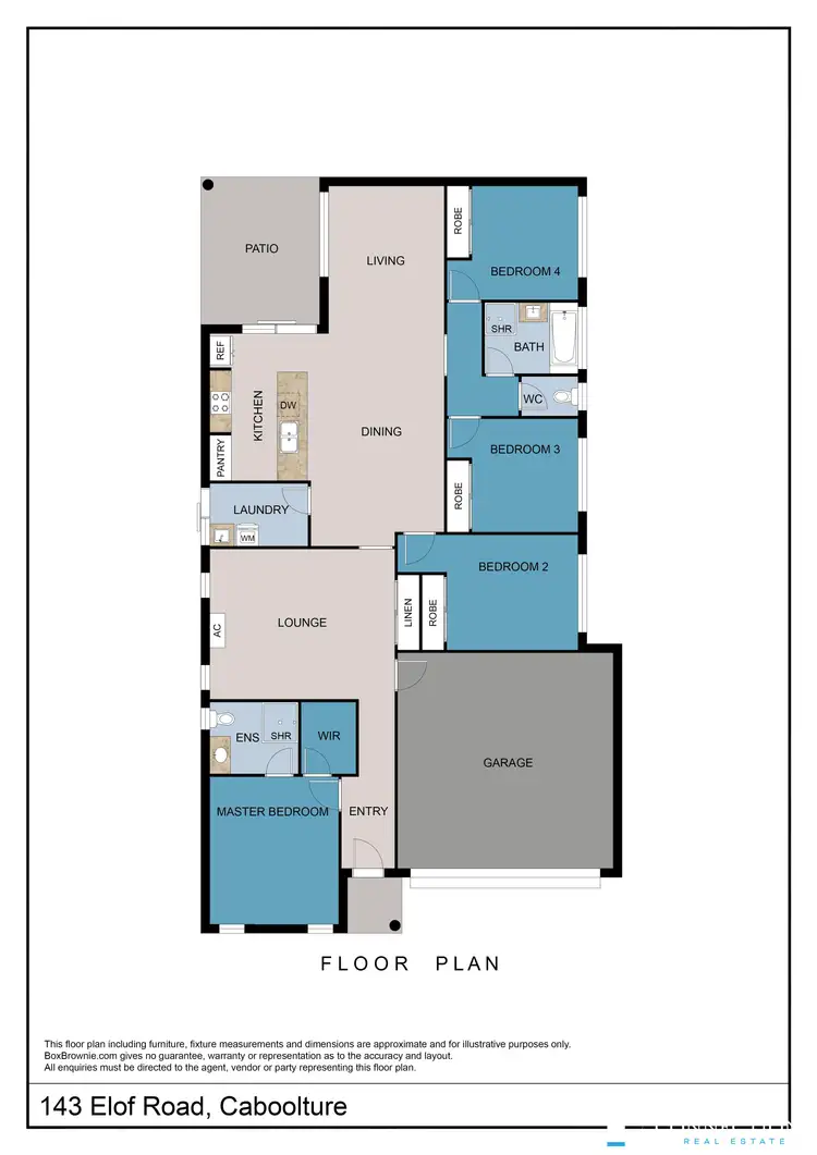 Floorplan of Homely house listing, 143 Elof Road, Caboolture QLD 4510