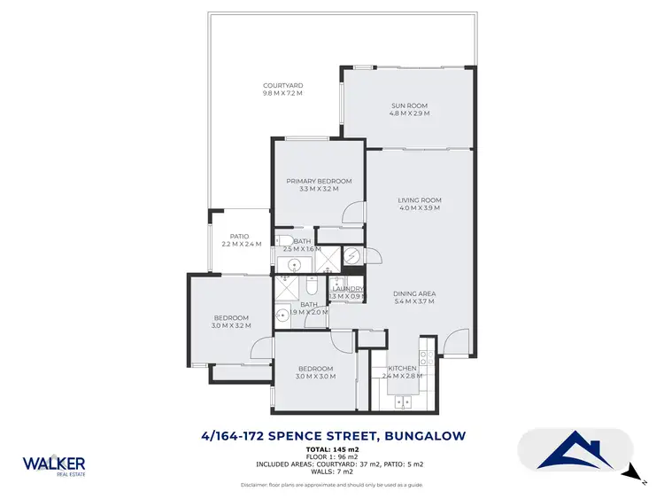 Floorplan of Homely unit listing, 4/164-172 Spence Street, Bungalow QLD 4870